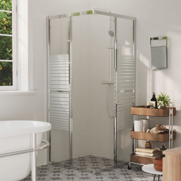 vidaXL Cabina Doccia ESG 80x80x180 cm