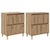 vidaXL Sideboards 2 pz Rovere artigianale 60 x 35 x 70 cm