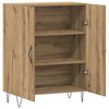 vidaXL Credenza Rovere Artigianale 69,5x34x90 cm in Legno Multistrato
