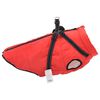vidaXL Cappotto Cani Imbracatura Impermeabile Riflettente Rosso L44