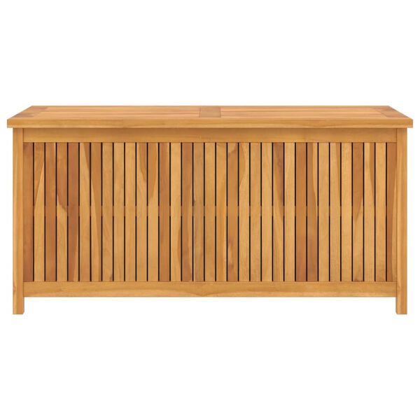 vidaXL Baule da Giardino 120x50x58 cm in Legno Massello di Teak
