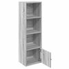 vidaXL Libreria Grigio Sonoma 31x24x102 cm in Legno Multistrato