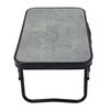 Bo-Camp Tavolo da Campeggio Pieghevole Northgate 56x34 cm in Alluminio