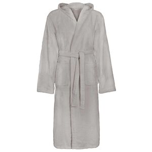 vidaXL Accappatoio KINN Grigio S Cotone