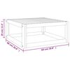 vidaXL Set Mobili da Giardino 3pz con Cuscini Legno Massello di Acacia