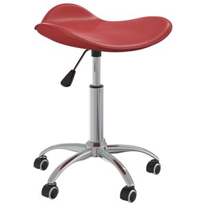 vidaXL Sgabello da Salone Spa Rosso Vino in Similpelle