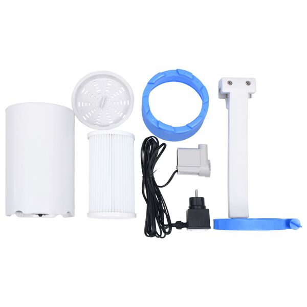 vidaXL Skimmer Sospeso Piscina e Pompa Combinata con Adattatore 16 cm