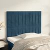 vidaXL Testiera Blu Scuro 80x5x118/128 cm Velluto
