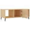 vidaXL Tavolino da Salotto Rovere Sonoma 102x50x40cm Legno Multistrato