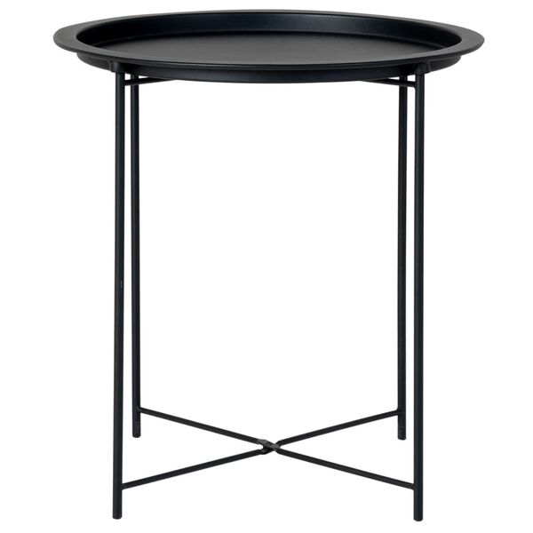 House Nordic Tavolino Anne 47 cm Rotondo Nero