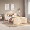 vidaXL Letto Libreria senza Materasso 135x190 cm in Legno di Pino