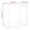 vidaXL Mensole Parete a Cubo 4 pz Legno Vecchio 30x15x30 cm Truciolato