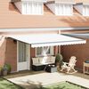 vidaXL Tessuto per Tenda con Bianco 450 &times; 300 cm Poliestere