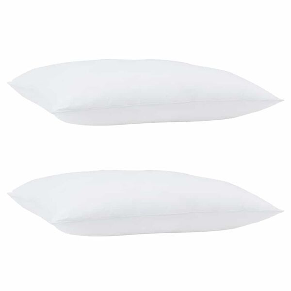 vidaXL Set di Piumoni 3 pcs Bianco Microfibra e Piuma d'Oca