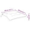 vidaXL Cuscini per Sedia 4 pz Neri 40x40x7 cm in Tessuto Oxford