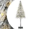 vidaXL Albero di Natale con 300 LED Bianco 210 cm PE e Acciaio