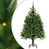 vidaXL Albero di Natale con 150 LED con supporto Verde 120 cm PE