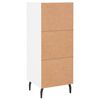 vidaXL Credenza Bianca 34,5x34x90 cm in Legno Multistrato