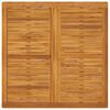 vidaXL Tavolo da Pranzo da Giardino 110x110x75cm Legno Massello Acacia