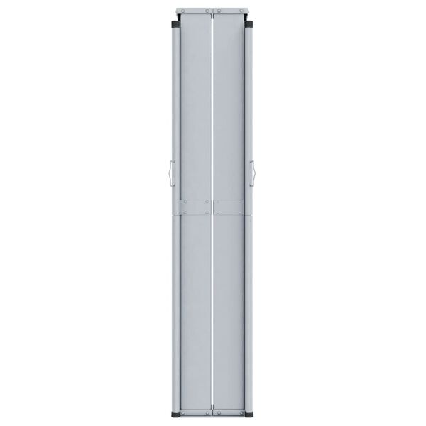 vidaXL Tenda da Sole Laterale Retrattile Marrone 220x1200 cm