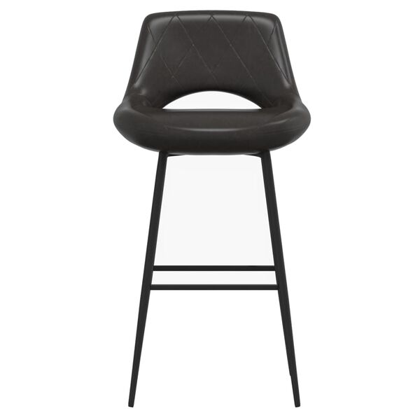 vidaXL Sgabello da Bar Grigio in Similpelle