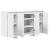 vidaXL Credenza Bianco 120 x 41 x 75 cm Legno multistrato