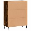 vidaXL Credenza Rovere Fumo 69,5x34x90 cm in Legno Multistrato