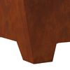 vidaXL Focolare Marrone 60 x 60 x 30 cm Acciaio CorTen