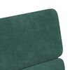 vidaXL Sedie da pranzo 2 pcs Verde scuro 58 x 65 x 98 cm Velluto