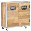 vidaXL Credenza con 2 Ante 70x30x69 cm in Legno Massello di Mango