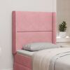 vidaXL Orecchia della Testata Rosa Velluto