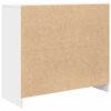 vidaXL Credenza Bianca 85x34x76 cm in Legno Multistrato