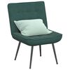 vidaXL Sedia Relax 64x74x84 cm Verde Scuro in Velluto