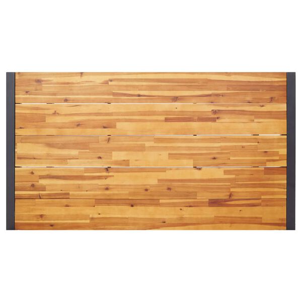 vidaXL Set Mobili da Pranzo per Giardino 5 pz Grigio