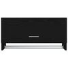 vidaXL Guardaroba Rovere Nero 70 x 32,5 x 35 cm Legno multistrato