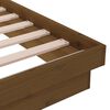 vidaXL Giroletto senza Materasso Ambra Small Double in Legno Massello