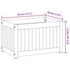 vidaXL Fioriera da Giardino 45x30x27,5 cm in Legno Massello di Acacia