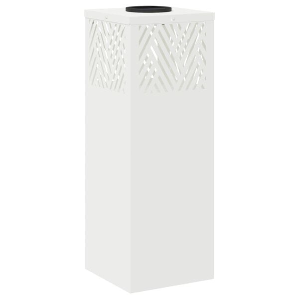 vidaXL Faro LED solare per sentieri a spina di pesce 2 pcs Bianco