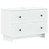 vidaXL Armadio per Lavabo da Bagno EDE Bianco 82 x 41 x 59 cm