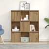 vidaXL Libreria Rovere Artigianale 89x24x101,5 cm in Legno Multistrato