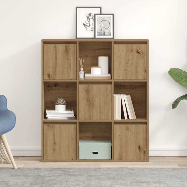 vidaXL Libreria Rovere Artigianale 89x24x101,5 cm in Legno Multistrato