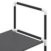 vidaXL Scarpiera 5 Ripiani Nera 44x28x94 cm in Tessuto Non Tessuto