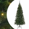 vidaXL Albero di Natale artificiale Verde 210 cm PE e PVC