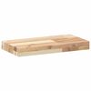 vidaXL Mensole da Parete 3 pz 60x20x4 cm Legno Acacia Non Trattato