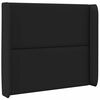 vidaXL Orecchia della Testata Nero 80 x 16 x 4 cm PVC