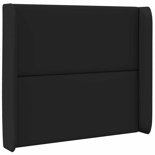 vidaXL Orecchia della Testata Nero 80 x 16 x 4 cm PVC