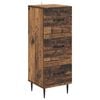 vidaXL Mobile con Cassetti Legno antico 33 x 34,5 x 89,5 cm