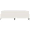 vidaXL Struttura del letto con materasso Crema 180 x 200 cm Tessuto