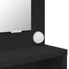 vidaXL Tavoli da Trucco per Camera da Letto Nero 80 x 39,6 x 135 cm