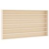 vidaXL Teca da Collezione in Legno con 6 Ripiani 100x9x55 cm